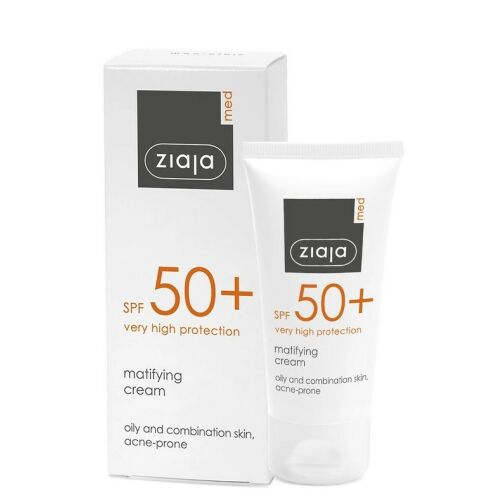 Ziaja Med napvédő mattító krém, pattanásos, zsíros és vegyes bőrre ff50+ 50 ml 146886498