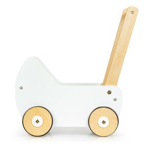 Kinderwagen aus Holz weiß 146887401 - Homelux