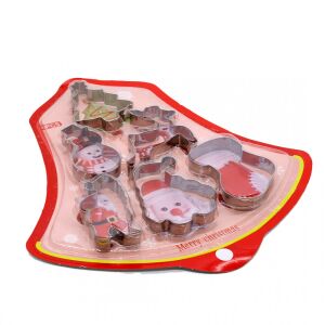 Kar. sütikiszúró szett 6db-os fém csengő 146890776 - Sütemény kiszúró