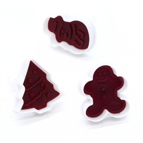 Kar. marcipán/fondant kiszúró műa.  3db