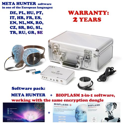 Magnetisches Bioresonanz-Scanningsgerät META HUNTER 4025 NLS, Modell 2025, Diagnose und Therapie + Bioplasm 2-in-1 Software 146896320