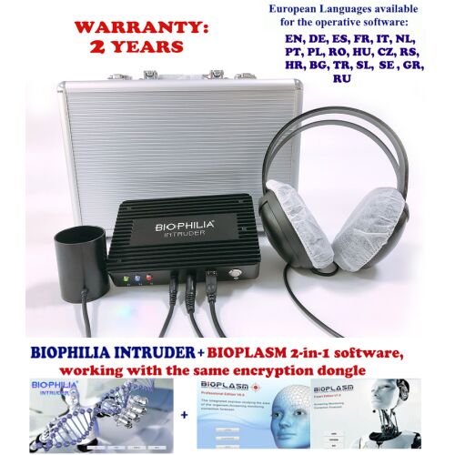 Biophilia Intruder NLS urządzenie do skanowania biorezonansowego, diagnostyka i terapia, bardzo szybka prędkość skanowania + oprogramowanie Bioplasm 2 w 1  146896323