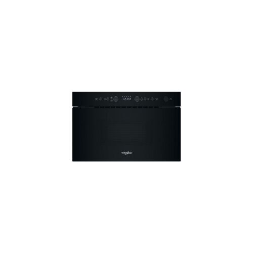 Whirlpool WMN14BB Álló szekrénybe építhető mikrohullámú sütő Fekete, 22 liter, 750 W, oldalra nyíló üvegajtó, LED kijelző (zöld karakterszín), JET Start, JET Defrost, Grill 146898149