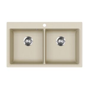EVIDO Quadro 9 gránit mosogató, 860 x 510 mm, bézs