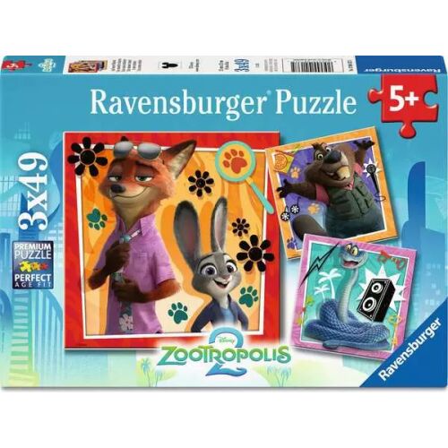 Ravensburger puzzle Zootopia 2  3x49 darabos 164469611 - Puzzle és kirakó
