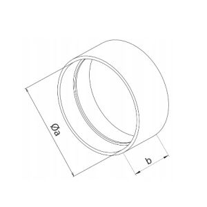 Runder Lüftungskanal fi:150mm AirRoxy 02-488 146901111 - Lüftungsrohre & -profile