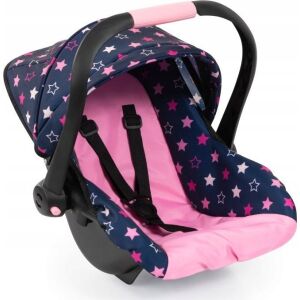 Bayer Deluxe autósülés baldachinnal, sötétkék rózsaszín 67916AA