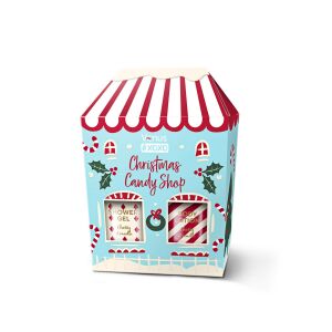 VENUS Xoxo Karácsonyi Candy Shop Ajándék szett - Tusfürdő 50 ml + Testápoló 50 ml