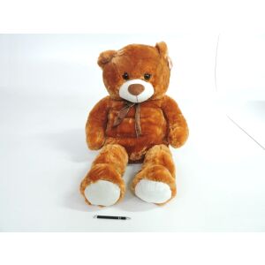 *PLÜSCHBÄR, 100 cm, mit Schleife, BRAUN 146901654 - Kuscheltiere