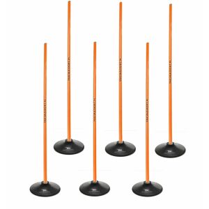 Akadálypálya slalom pálca 160cm + 1,5kg alap NARANCS