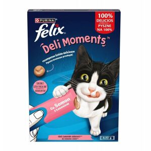 Purina Felix Deli Moments lazaccal 4x10g
