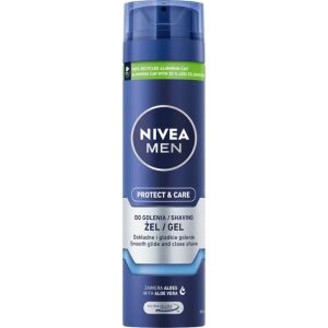 NIVEA Men Borotválkozó védő gél Protect & Care 200 ml