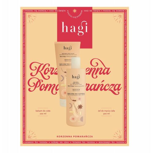 HAGI_SET Korzenna Pomarańcza testápoló 200ml + testápoló gél 300ml 146902082