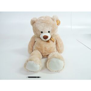PLUSZ Bär, 100 cm, mit Schleife, BEIGE 146902149 - Kuscheltiere