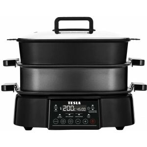 TESLA MultiCook M90 Grill sokoldalú multifunkciós multicooker 11w1 elektromos grill-lel fekete