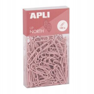 Kerek APLI Up North kapcsolók, 28mm, 140 db, lógatós dobozban, rózsaszín 146902813 - Gemkapocs