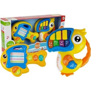 Lean Sport Zongora és gitár elemekkel papagáj hal