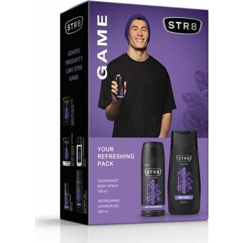 STR 8 ajándék szett játék (Deo spray 150ml+tusfürdő 250ml) 146902844