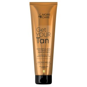 More4Care Get Your Tan Rozświetlająco  Koloryzujący Krem do twarzy i ciała - body make up 100ml 146904308 - Krem i olejek do opalania