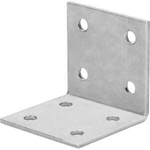 Szeglet vas 40x40 sarokvas, fém sarokmerevítő faipari és építési munkákhoz - Sarokvas & Szegletvas