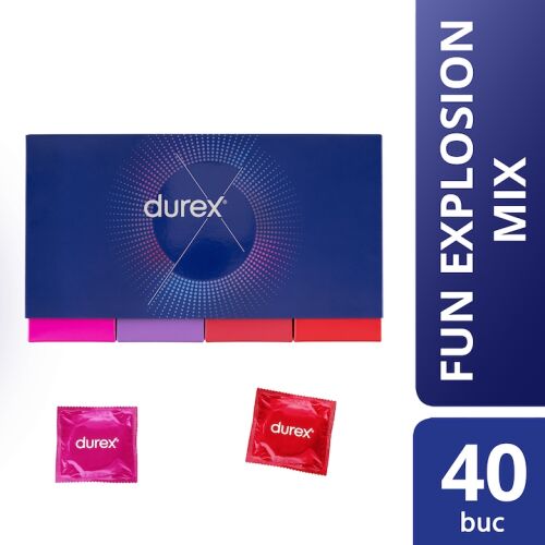 Durex óvszer 40 db, diszkrét dobozban - Fun Explosion 146918229