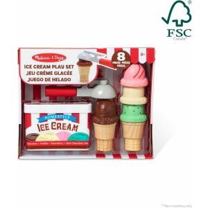 Melissa & Doug – Mágneses fa fagylalttálaló játékszett, Többszínű, 3 éves kortól 146918945 - Spin Master