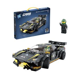 Fekete autóépítő készlet