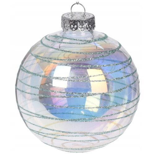 Karácsonyfa gömbdísz, fényes, törésálló, 11,5x9,5 cm, 1 db. 146922258