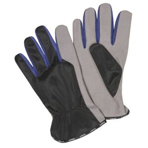 Poliészter munkakesztyű, velúr tenyér, kézi, 9-es méret, PROF 146922881 - Védőfelszerelés