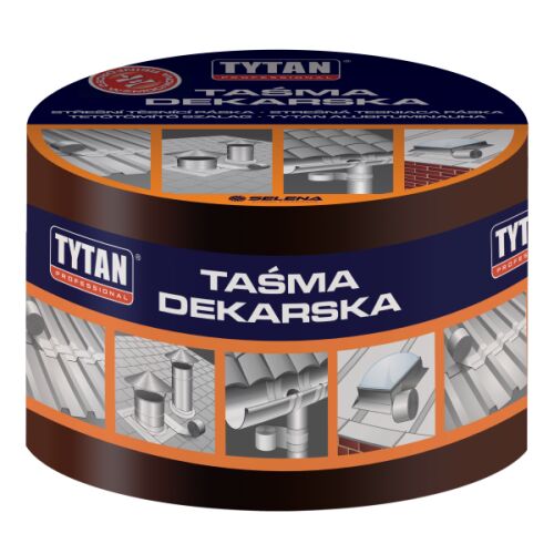 TETŐFEDŐ TÖMÍTŐSZALAG 10CM*10MB BARNA - TAS DEK 10 6