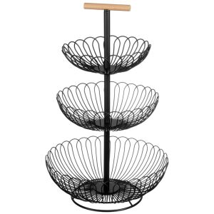 3 SZINTES GYÜMÖLCSTÁNYÉR KOSÁR 3438 146924026 - Ételtárolás