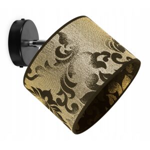 MENNYEZETI LÁMPA, FALI LÁMPA, LÁMPABÚRA, ARANY MINTÁS