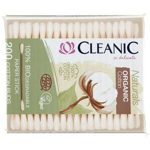 Fültisztító pálcika CLEANIC naturals organnic dobozos 200 darabos 146927605 - Cleanic