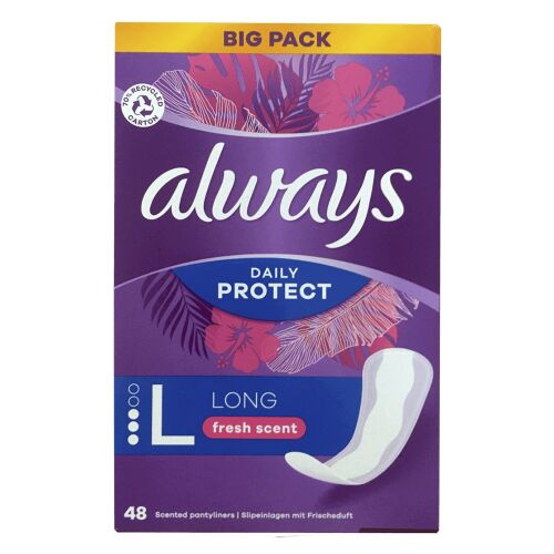 Tisztasági betét ALWAYS Long fresh 48 darabos 146927991