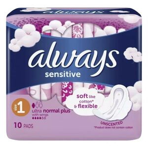 Egészségügyi betét ALWAYS Sensitive ultra normál plus 10 darabos 146928101 - Always