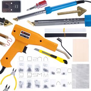 Blue Lark 80W BL80W forrasztópáka tartozékkészlettel, elektromos S sorozat + műanyag tűzőgép tokban, 200 kapocs + 800 kapocs 8 típus 146929994 - Forrasztógép kiegészítő