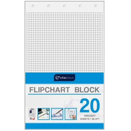 FLIPCHART BLOCK 20 RÁCS 640X1000