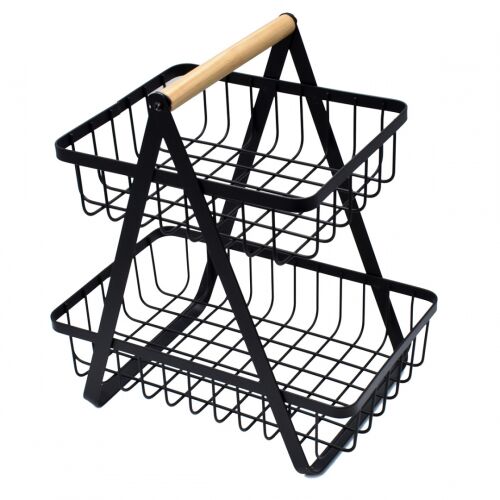 LOFT 3063 3-szintes gyümölcs- és fűszerkosár