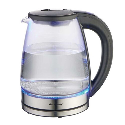 ELEKTROMOS ÜVEG VÍZFORRALÓ 1,8 L KLAUSBERG KB-7887 LED RGB