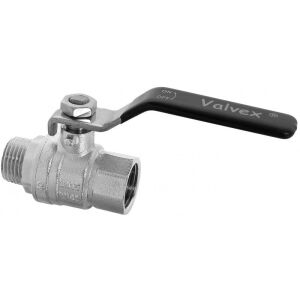 Nikkelezett golyóscsap acélkaros fojtószeleppel (DSt) (N-W változat) TRYTON 1/2 hüvelyk 146931682 - Golyóscsap