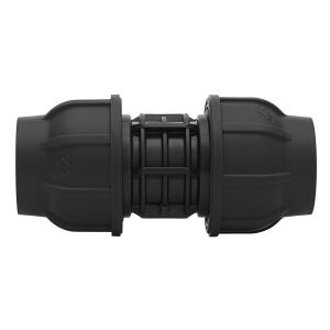 Nyomószerelvény PP 63x63 PN16, PE csövekhez, fekete 146931745 - KPE idom