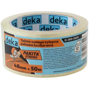 ÁTLÁTSZÓ ERŐS CSOMAGOLÓSZALAG 48MM*50M - D-300-0026