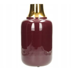 Dekoratív fém virágváza 28 cm 146932048 - Lakberendezés