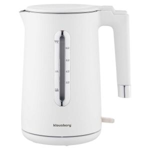 ELEKTROMOS VÍZFORRALÓ 1,7L KLAUSBERG KB-7890 FEHÉR 146932314 - Vízforraló, Kenyérpirító, Szendvicssütő és Asztali grillsütő