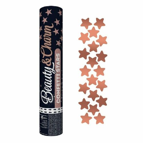 #KP30 B&C Rózsaszín Arany Csillag Pneumatikus Konfetti