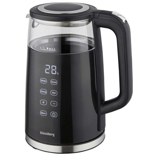 ELEKTROMOS VÍZFORRALÓ 1,7L KLAUSBERG KB-7894 LED HŐMÉRSÉKLET-SZABÁLYOZÓ 146933153