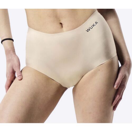 Menstruációs bugyi Wuka varrás nélküli Stretch Boxer Short nehéz bézs (WSBSH-nude) L - 3XL 146933693