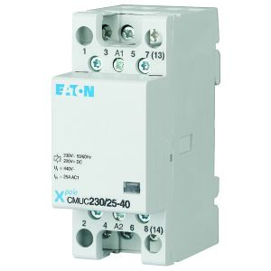Szerelési kontaktor AC/DC tekercssel CMUC230/25-22