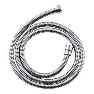 KRÓM ZUHANYCSŐ 150CM-ES TERJESZTETT, DUPLA KÚPOS ZAC - H/AW-22-150