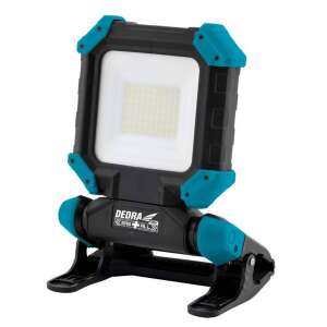 DEDRA SAS + ALL 18V Lampa warsztatowa akumulatorowa, 15W, 1800lm, LED-owa lampa robocza z zaciskiem - Lampa robocza